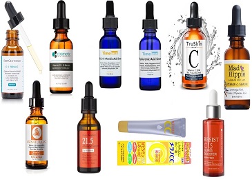 serum vitamin c cho da dau mun