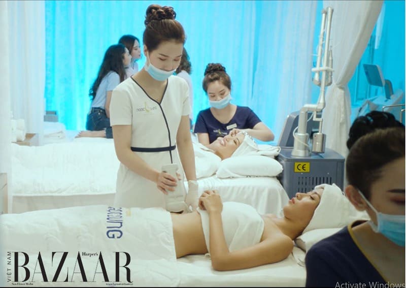 Phân cảnh “thí sinh” làm đẹp bằng công nghệ giảm mỡ tại TMV Ngọc Dung