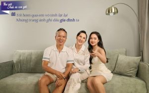 Bộ ảnh “Thư gửi anh và con gái” trong chiến dịch 20-10 “Cảm Ơn Tì Vết”