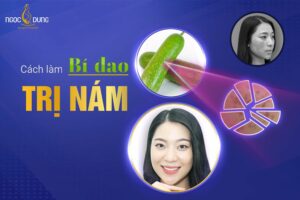 Cách làm bí đao trị nám