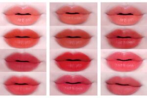 bảng màu phun môi collagen