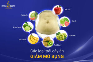 các loại trái cây ăn giảm mỡ bụng