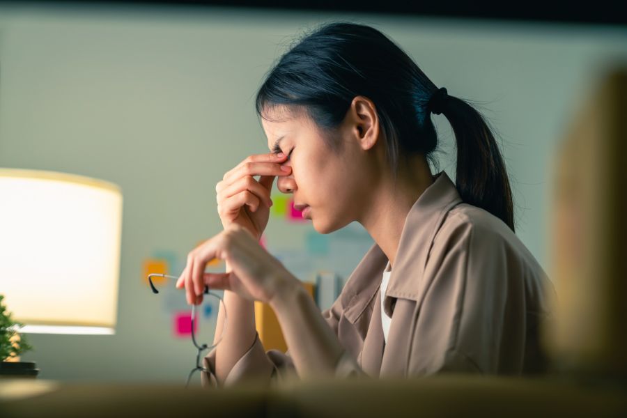 Nám mảng còn được tạo ra bởi stress