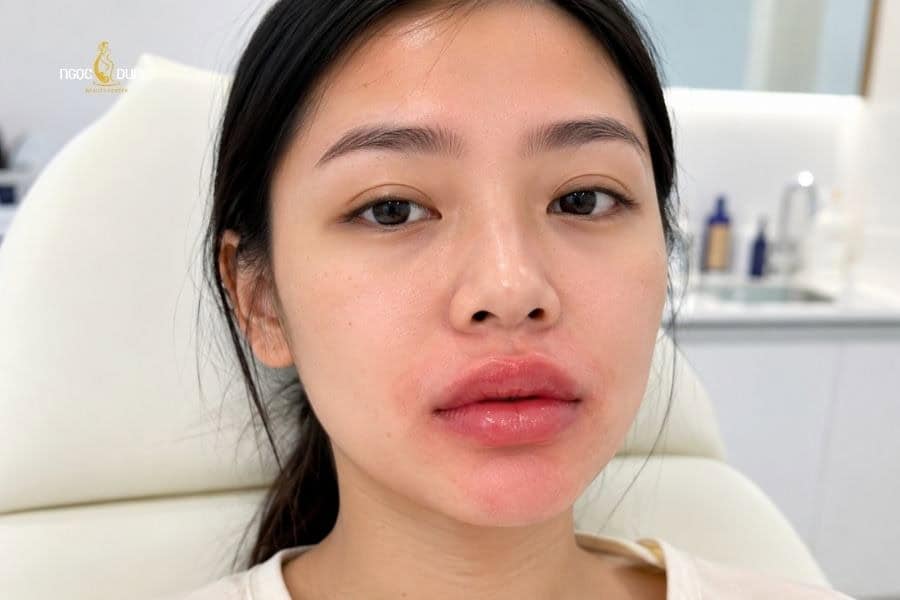 Một trong những nguyên nhân làm xăm môi bị sưng là cơ địa nhạy cảm