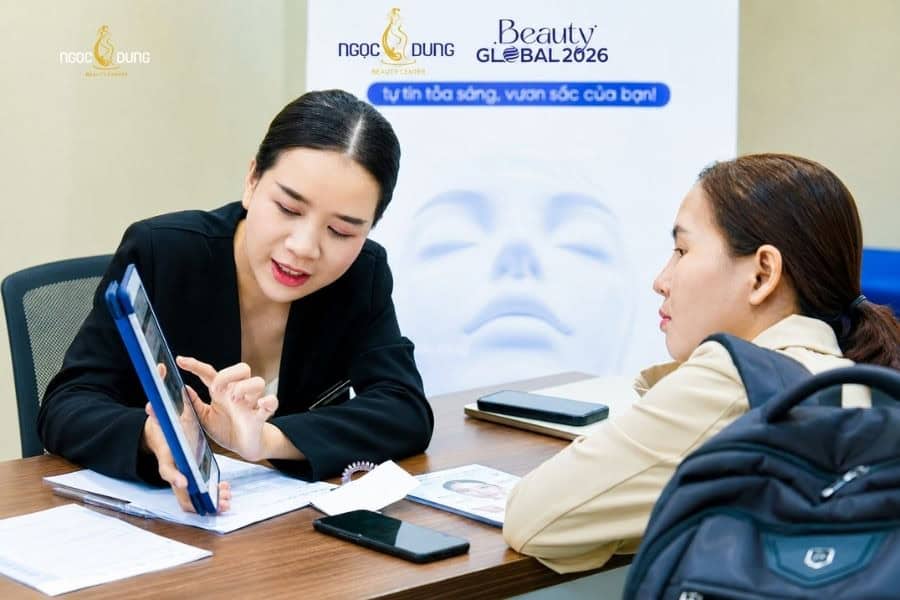 Hệ thống 16 chi nhánh trên toàn quốc của Ngọc Dung giúp khách hàng dễ dàng tiếp cận dịch vụ phun môi an toàn và chuyên nghiệp