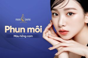 phun môi màu hồng cam