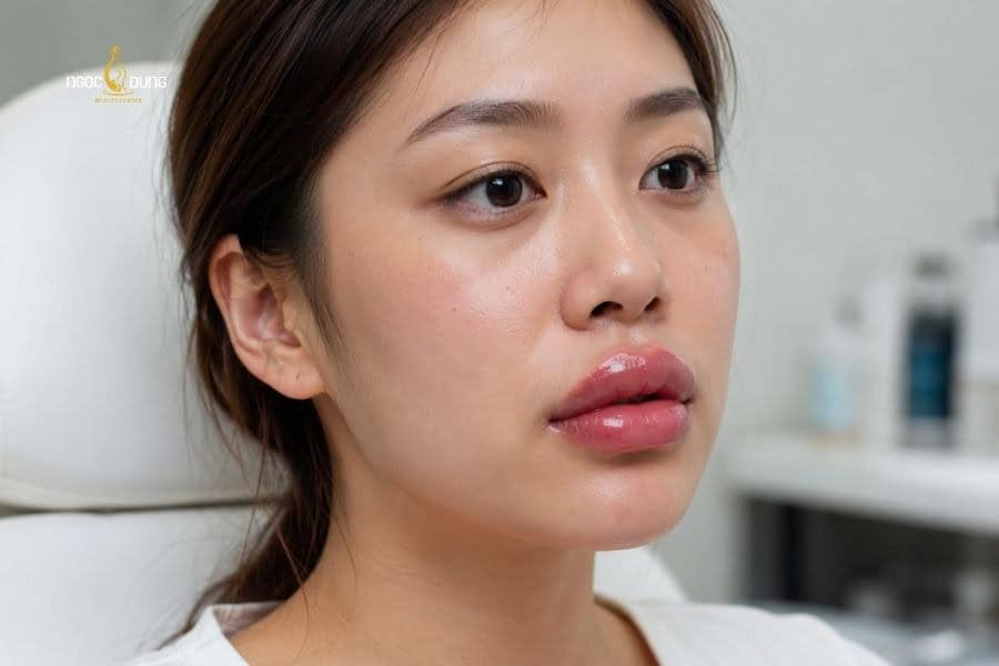 Xăm môi bị sưng là hiện tượng bình thường trong làm đẹp