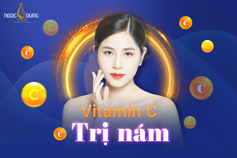 vitamin C trị nám