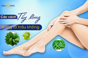 cách tẩy lông bằng lá trầu không