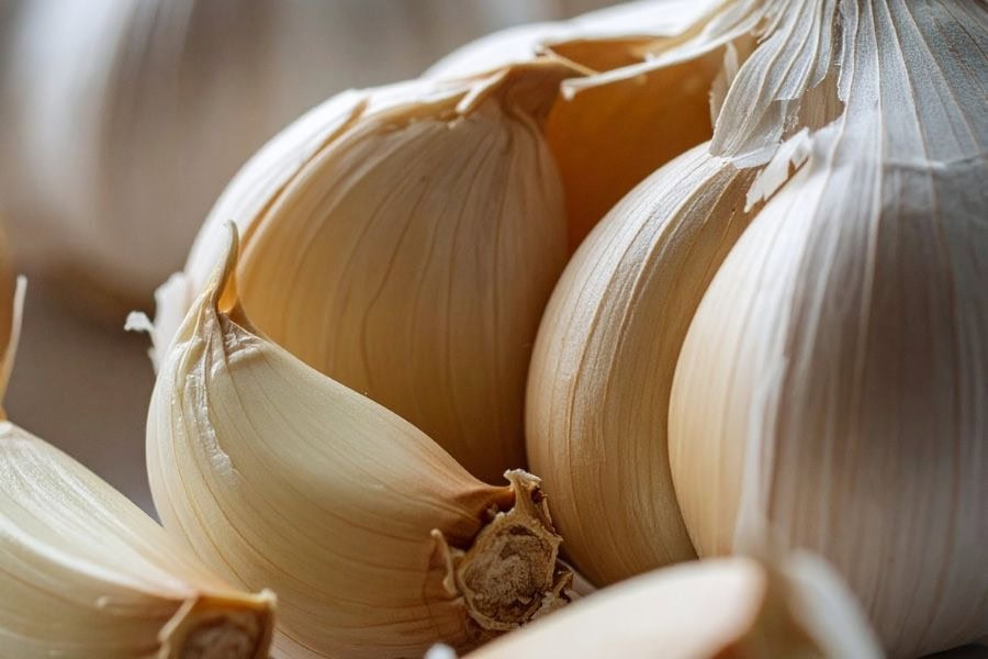 Tỏi là giải đáp phổ biến cho thắc mắc làm thế nào để tẩy nốt ruồi tại nhà