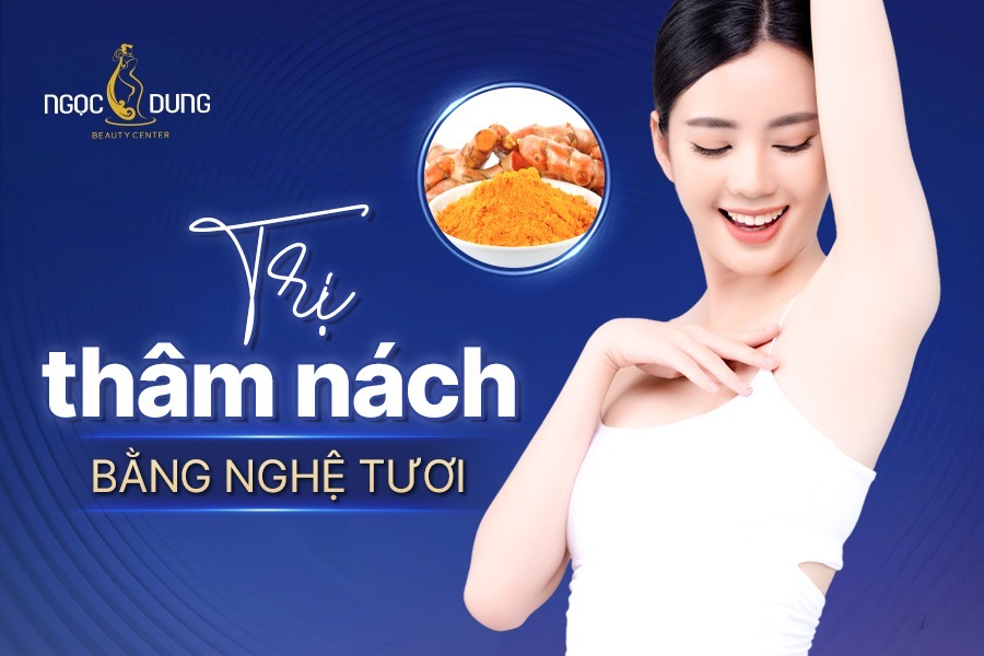 Nghệ giúp nách trắng sáng hơn