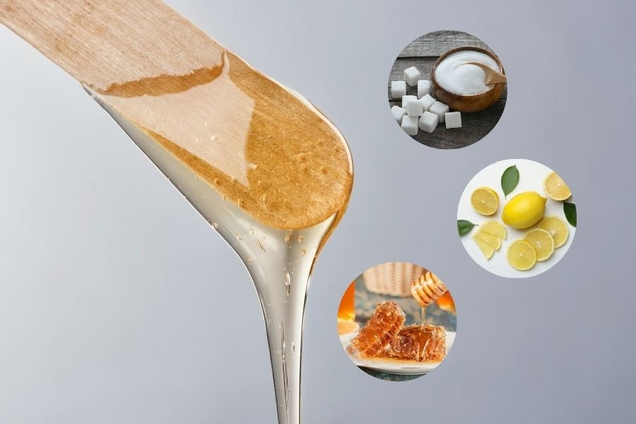 Wax lông nách có bị thâm không? Cách wax hiệu quả và an toàn 8 Đường, chanh và mật ong là cách wax lông nách không bị thâm phổ biến nhờ nguyên liệu dễ tìm