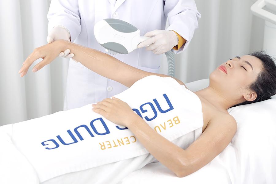 Điều trị sẹo trắng bằng công nghệ cao tại TMV Ngọc Dung