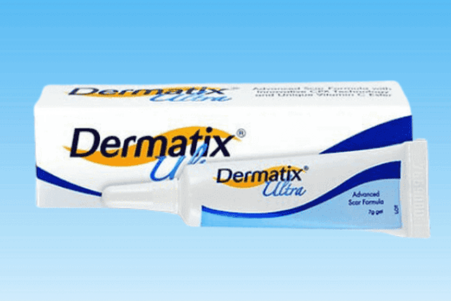 Gel Dermatix Ultra giúp làm mờ thâm và tạo lớp màng bảo vệ da