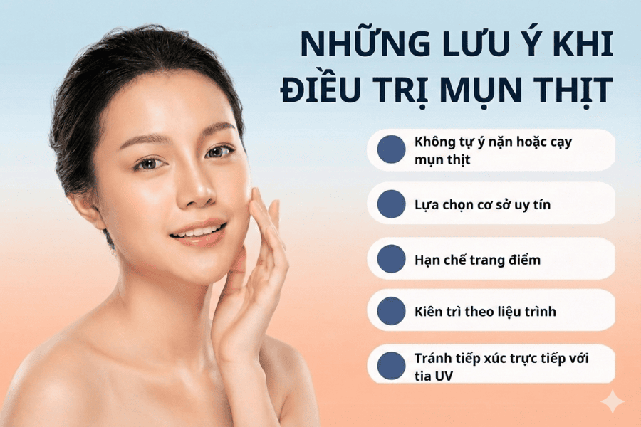 Tuân thủ đúng các lưu ý sẽ giúp giảm nguy cơ biến chứng và hỗ trợ da phục hồi nhanh chóng
