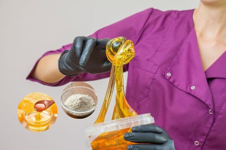Cách tẩy lông tại nhà bằng mật ong​ và bột mì là công thức dịu nhẹ cho da nhạy cảm