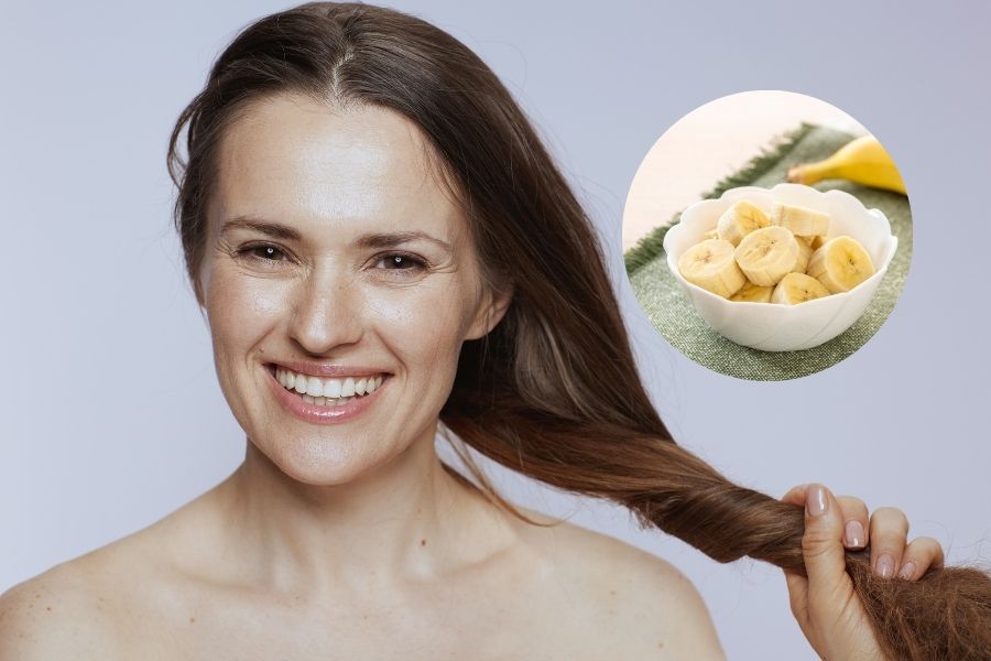 Chuối cũng có khả năng làm tóc mềm mượt và khỏe mạnh