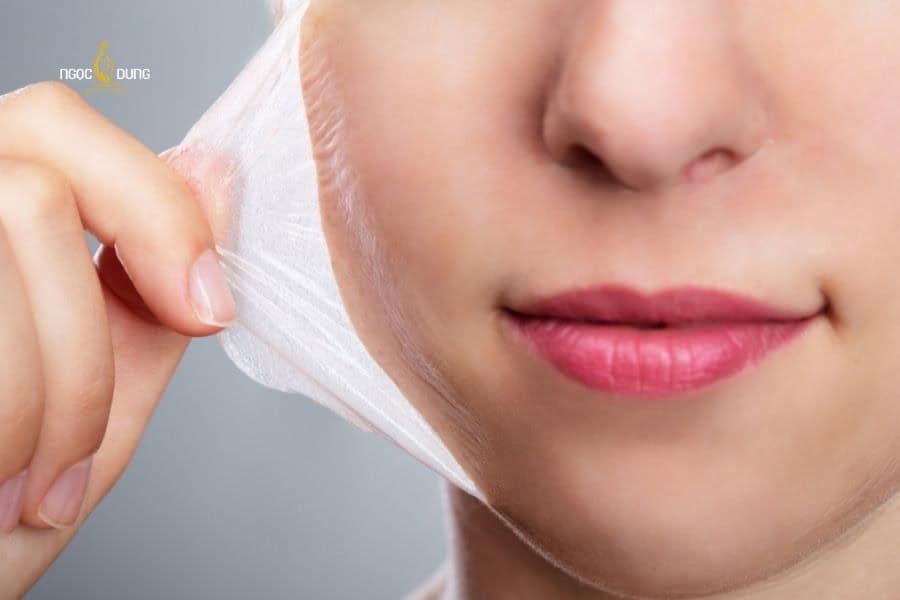 Nên giữ sản phẩm peel trên da theo thời gian khuyến nghị của từng nhà sản xuất