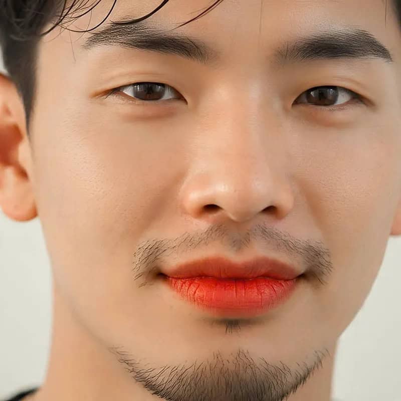 Phun môi màu đỏ cam