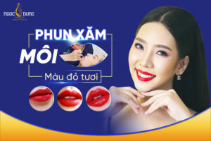 Phun xăm môi màu đỏ tươi: Rước lộc tài, may mắn dịp đầu Xuân