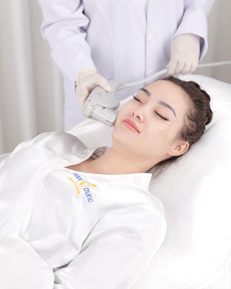 Quy trình điều trị nếp nhăn kết hợp chăm sóc da chuyên sâu toàn diện tại TMV Ngọc Dung