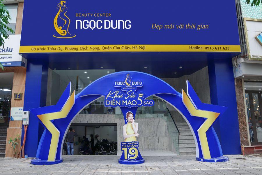 Thẩm mỹ viện Ngọc Dung sở hữu 18 chi nhánh trải dài khắp cả nước