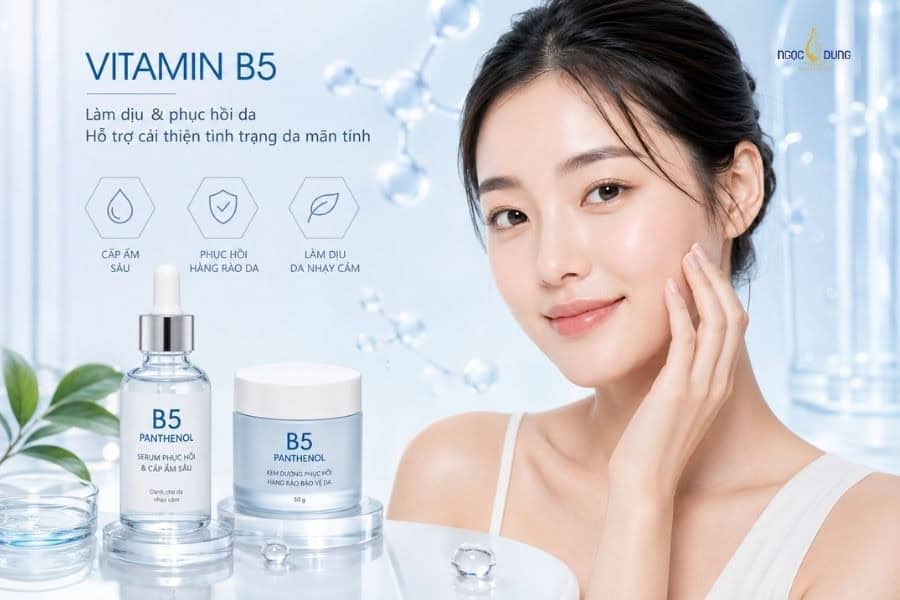 Tác dụng của Vitamin B5 với da mặt và giải pháp phục hồi 5 Tác dụng của vitamin b5 với da mặt và lưu ý khi dùng