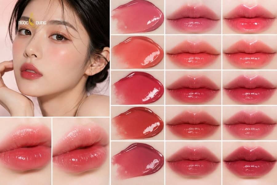 Bảng màu cấy môi sinh học hot trend