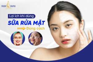 cách dùng sữa rửa mặt