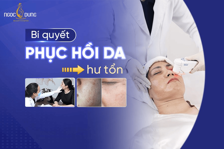 Cách phục hồi da hư tổn giúp tái tạo làn da sáng khỏe