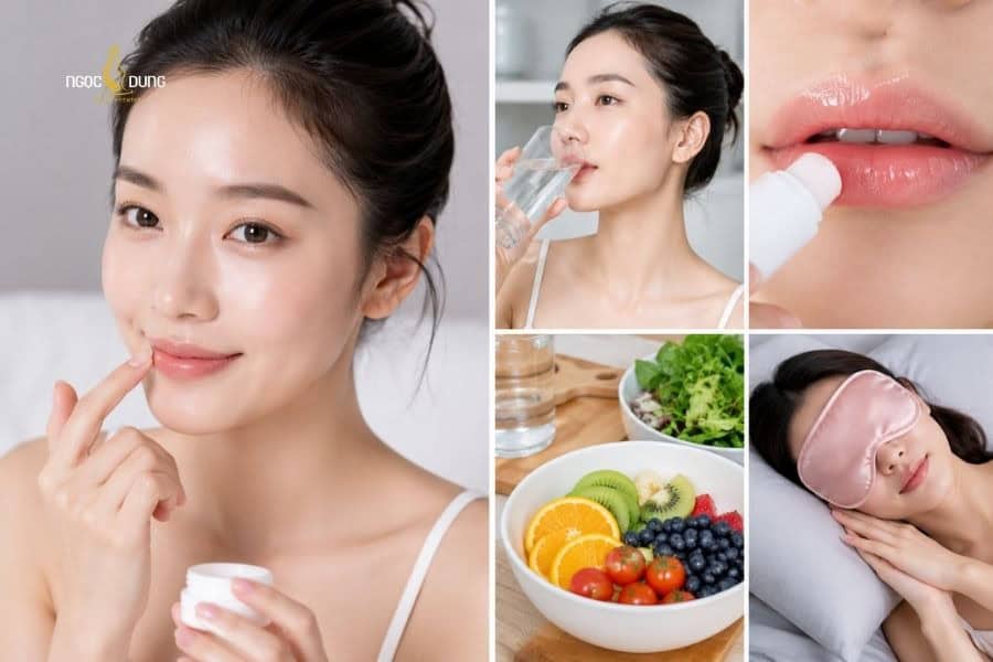 Hãy chăm sóc môi cẩn thận để giúp môi khỏe mạnh và hồng hào