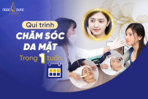 quy trinh cham soc da mat trong 1 tuan