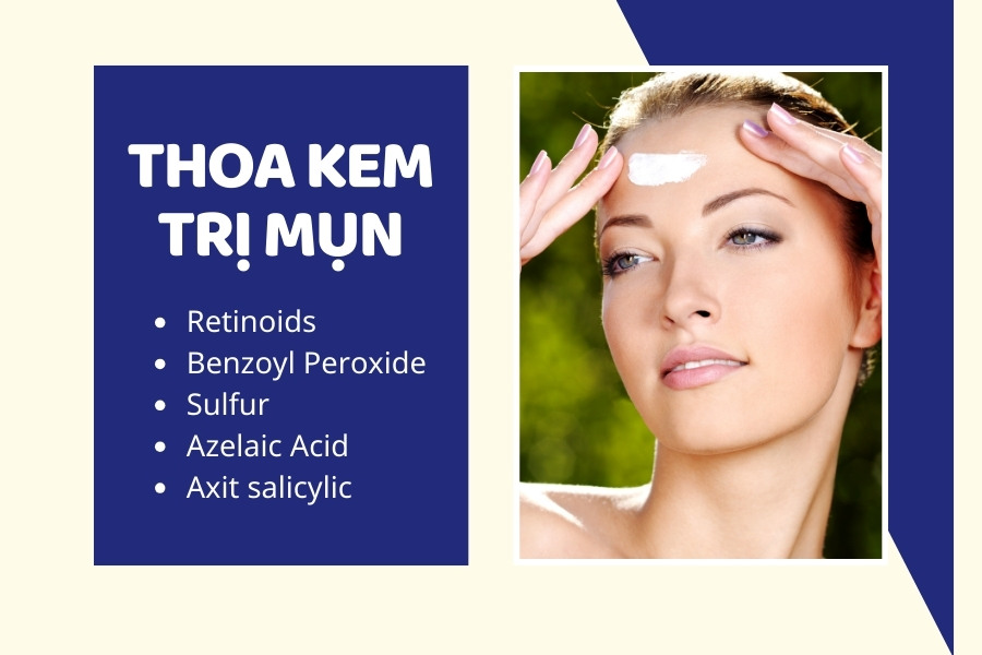 Thoa kem để trị mụn cám trên trán tốt hơn