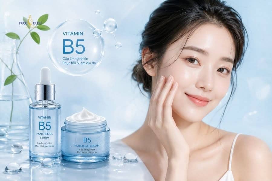 Tác dụng của Vitamin B5 với da mặt và giải pháp phục hồi 3 Vitamin B5 khuyên dùng cho làn da khô, da thiếu ẩm hoặc da đang yếu sau các tác động từ môi trường