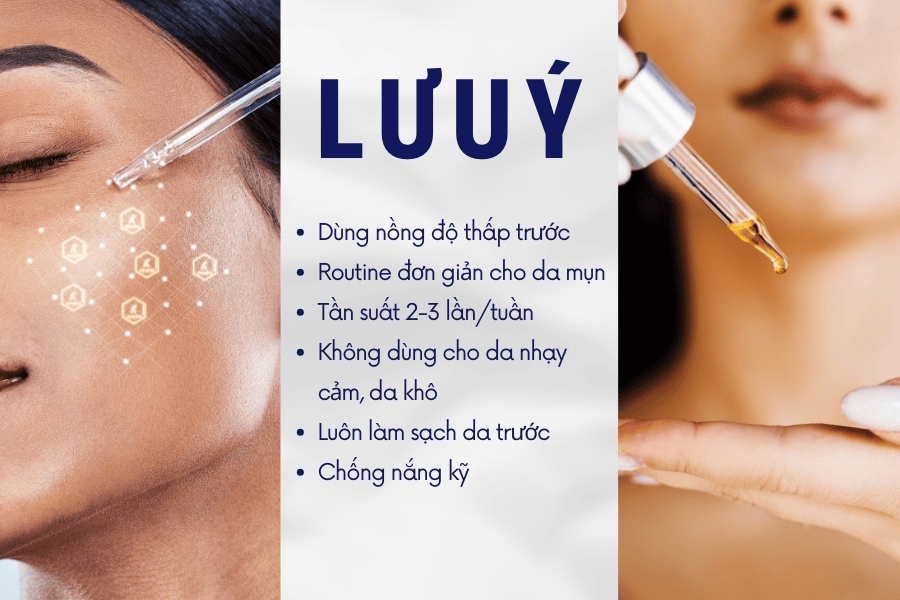 Những lưu ý khi kết hợp BHA và Retinol để tránh những tác dụng phụ không đáng có