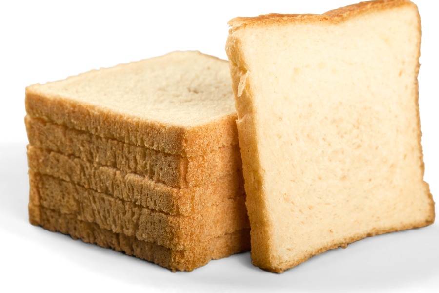 1 lát bánh mì sandwich trắng bao nhiêu calo