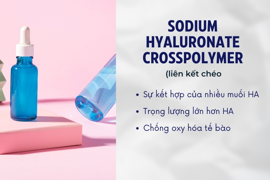 Sodium Hyaluronate Crosspolymer (dạng liên kết chéo)