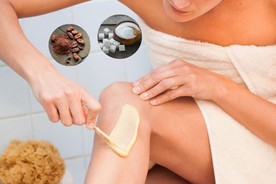 Cách làm sáp wax lông tại nhà dễ dàng, an toàn, hiệu quả 6 Wax lông bằng đường và bột cacao được ưa chuộng nhờ mùi thơm dễ chịu và kết cấu sáp mềm mịn