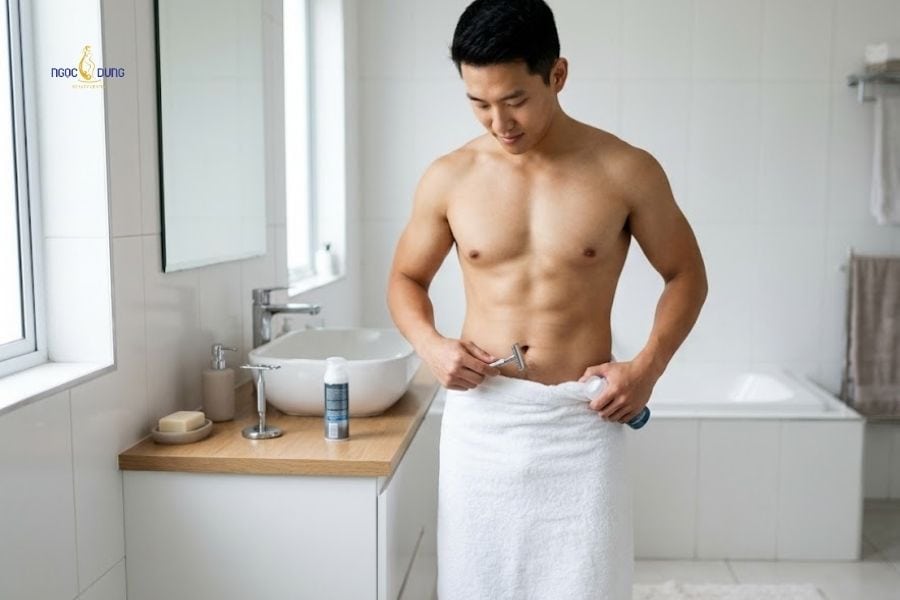 Cạo lông vùng kín giúp phái mạnh thoải mái hơn trong sinh hoạt