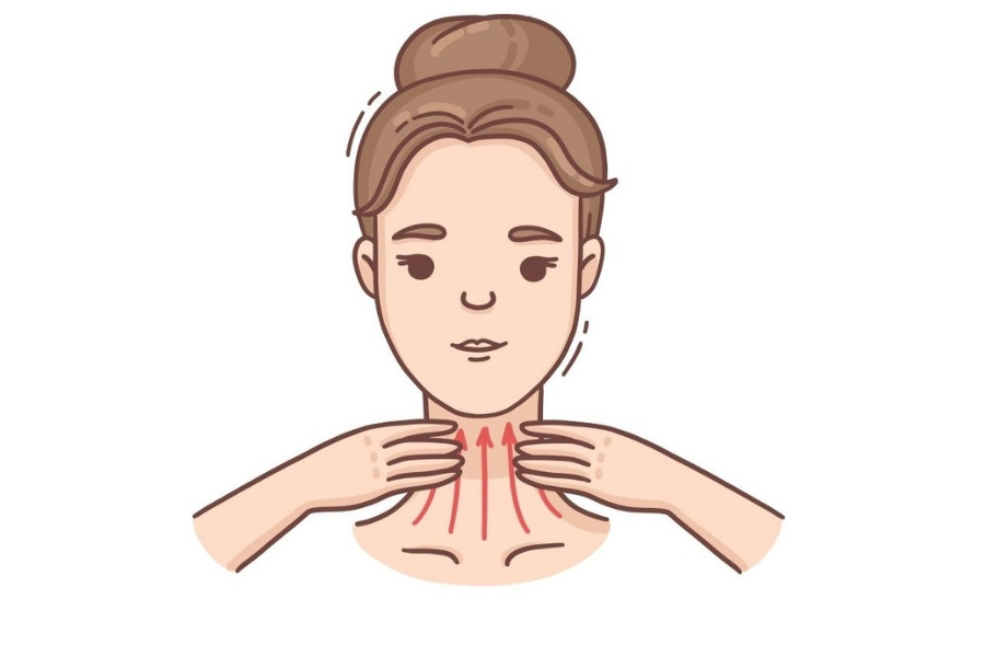 Massage vùng cổ