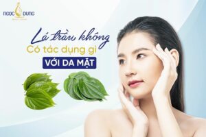 lá trầu không có tác dụng gì với da mặt