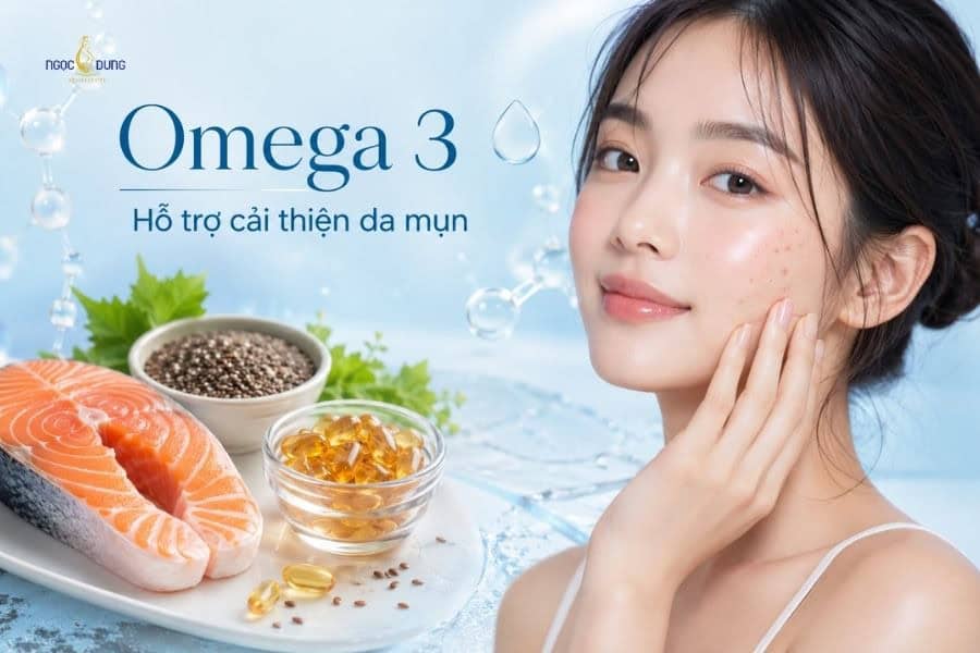 Omega 3 còn hỗ trợ điều trị mụn trứng cá hiệu quả