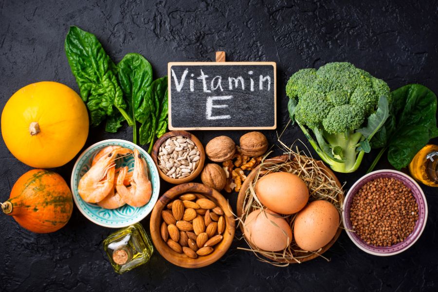 Vitamin E đóng vai trò quan trọng trong việc duy trì sức khỏe của làn da