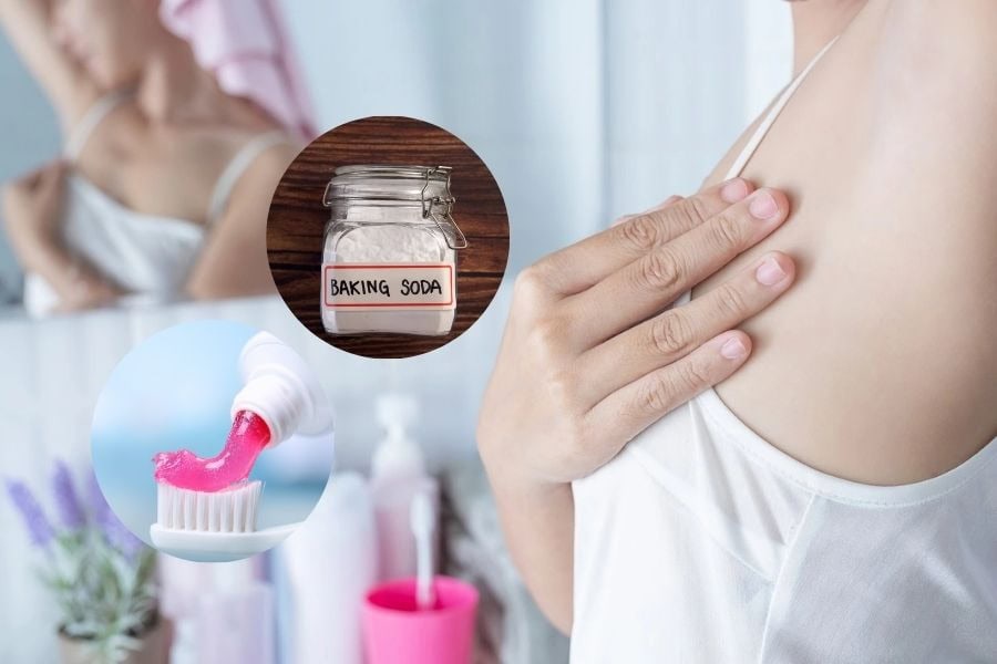 Cách tẩy lông nách bằng kem đánh răng hiệu quả tại nhà 7 Bạn có thể thử tẩy lông nách bằng kem đánh răng và baking soda