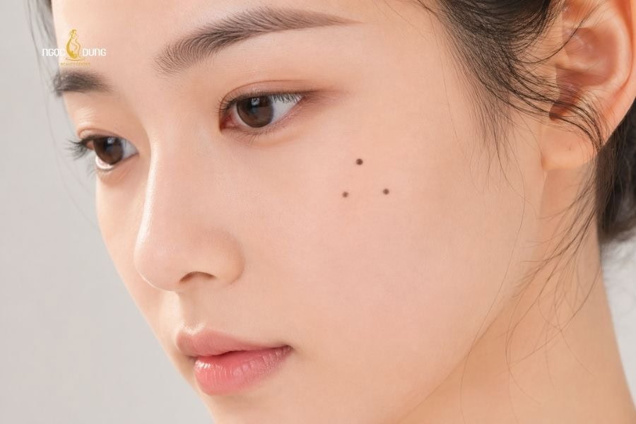 Người có 3 nốt ruồi hình tam giác trên mặt thường gặp thuận lợi trong sự nghiệp nhưng trắc trở trong chuyện tình cảm