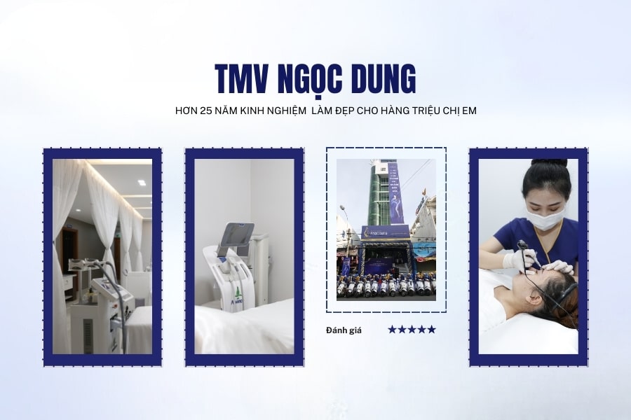 TMV Ngọc Dung là cơ sở phun xăm - điêu khắc chân mày uy tín với hơn 25 năm kinh nghiệm