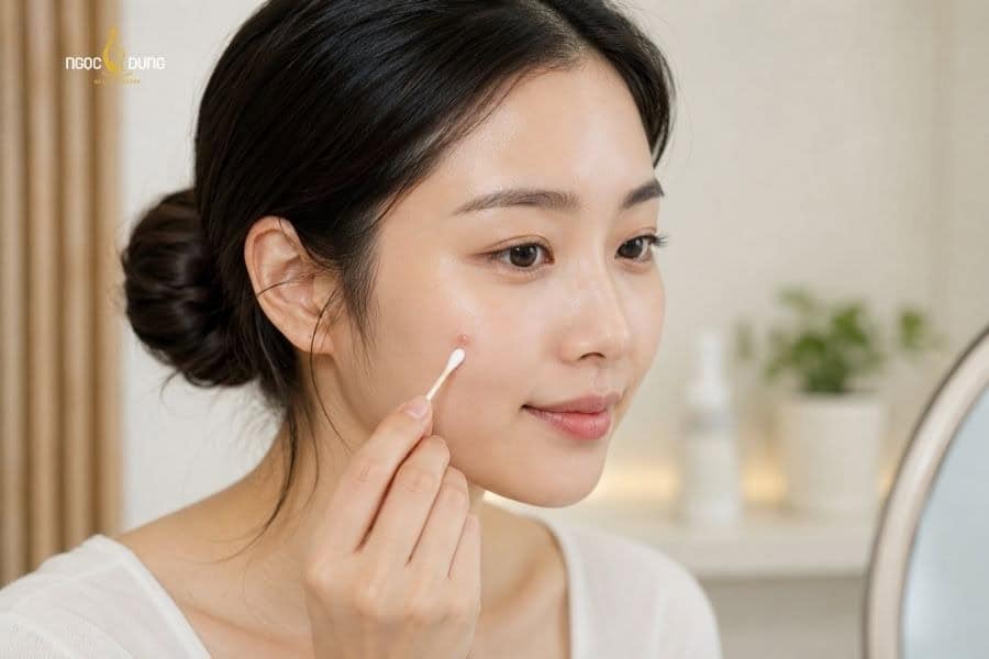 Hãy chăm sóc da đúng cách sau khi xóa nốt ruồi để có kết quả tốt nhất