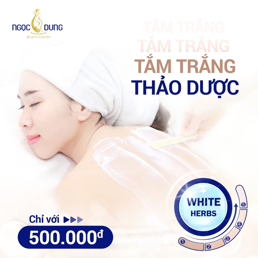 Công nghệ tắm trắng thảo dược White Herbs độc quyền tại TMV Ngọc Dung