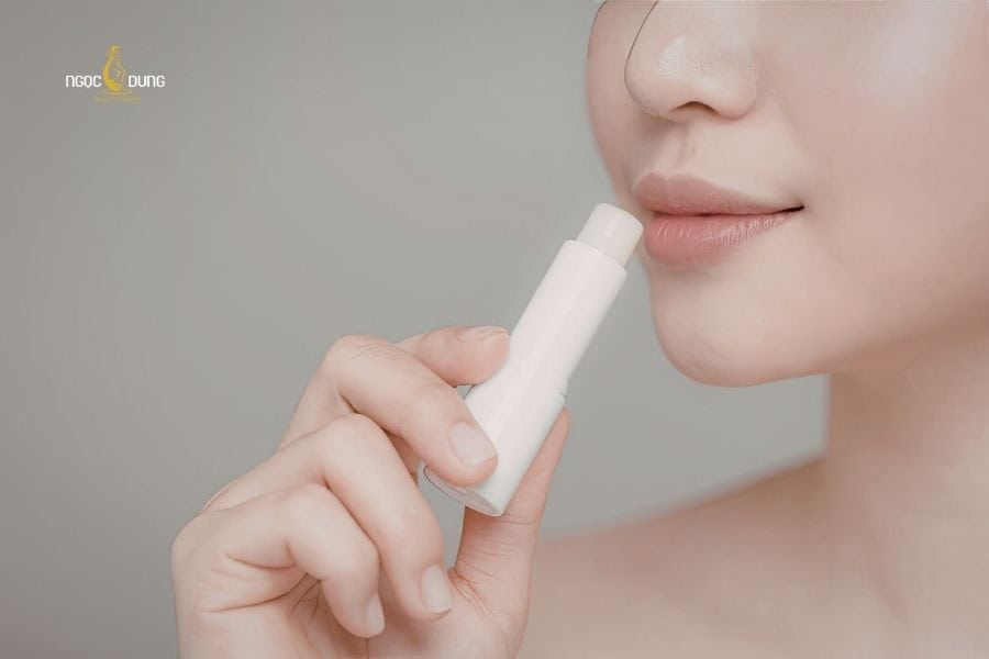 Cách làm môi hồng tự nhiên, khỏe mạnh từ trong ra ngoài 8 Dùng son dưỡng ẩm để chăm sóc và bảo vệ môi trước các tác nhân của môi trường