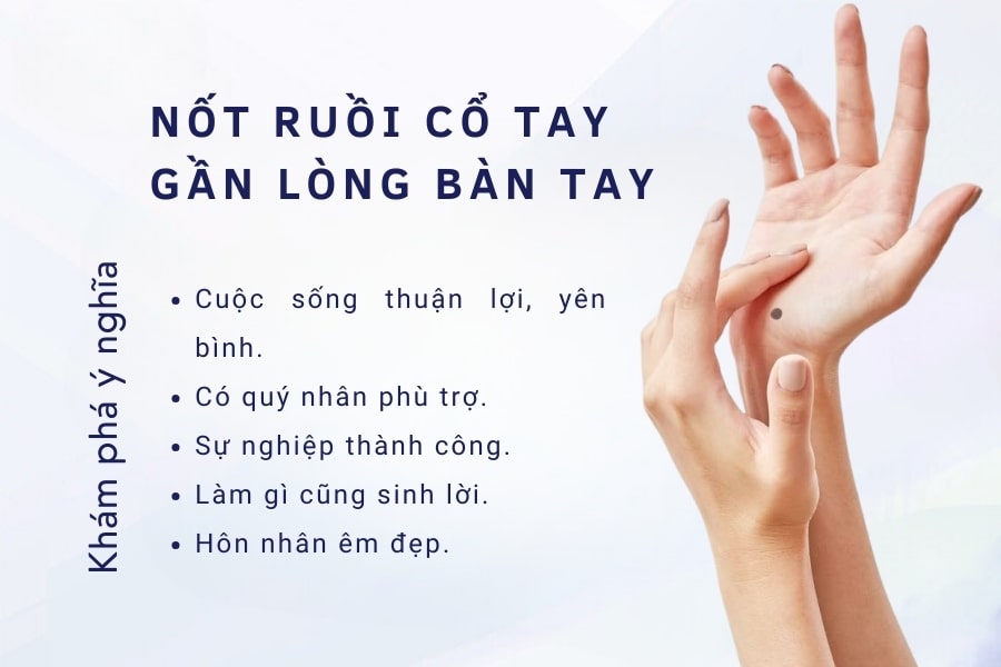 Các nốt ruồi ở cổ tay nói lên điều gì về tính cách?